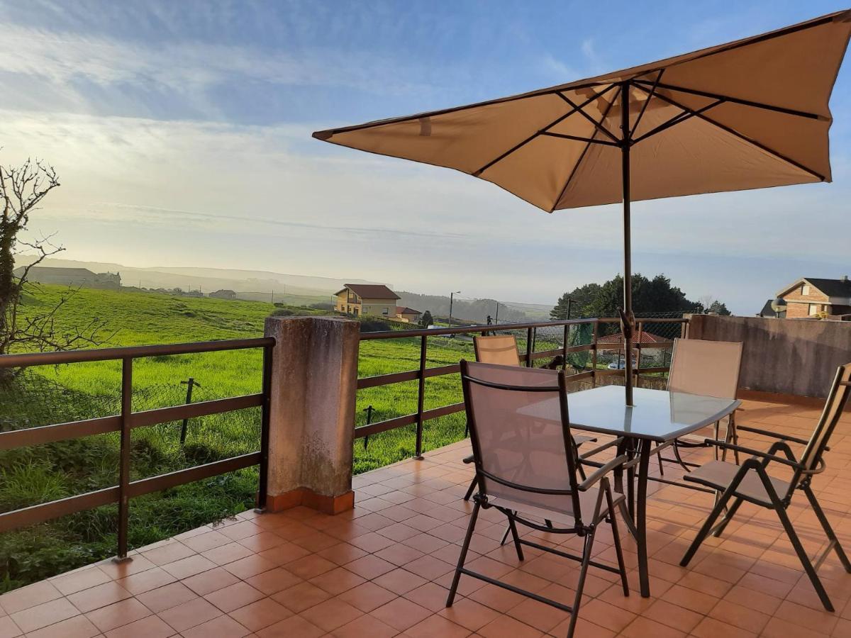 Con Vistas Al Mar Y Aparcamiento Gratis Apartment Suances Bagian luar foto